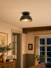 Plafonnier minimaliste Metio Dome – Montage encastré pour petits espaces, plusieurs options de couleurs